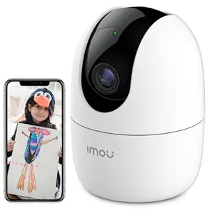Imou 3MP Smart CCTV Security WiFi Camera for Home, 360° Coverage, AI Human Detection, Siren Alarm, Night Vision 10M, 2-Way Talk, Supports 256GB SD Card, WiFi & Ethernet Connection