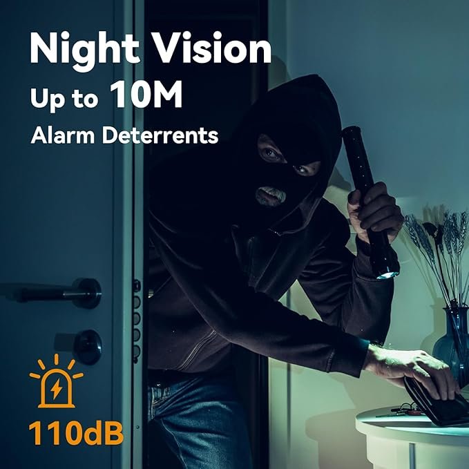 Imou 3MP Smart CCTV Security WiFi Camera for Home, 360° Coverage, AI Human Detection, Siren Alarm, Night Vision 10M, 2-Way Talk, Supports 256GB SD Card, WiFi & Ethernet Connection - Image 4