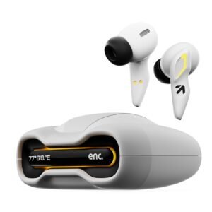 Boult GOBOULT (Formerly Astra Truly Wireless in Ear Earbuds with 48H Playtime, Built-in App Support, 45ms Low Latency Gaming, 4 Mics ENC, Breathing LEDs, 13mm Bass Drivers, TWS Ear Buds (White Opal)