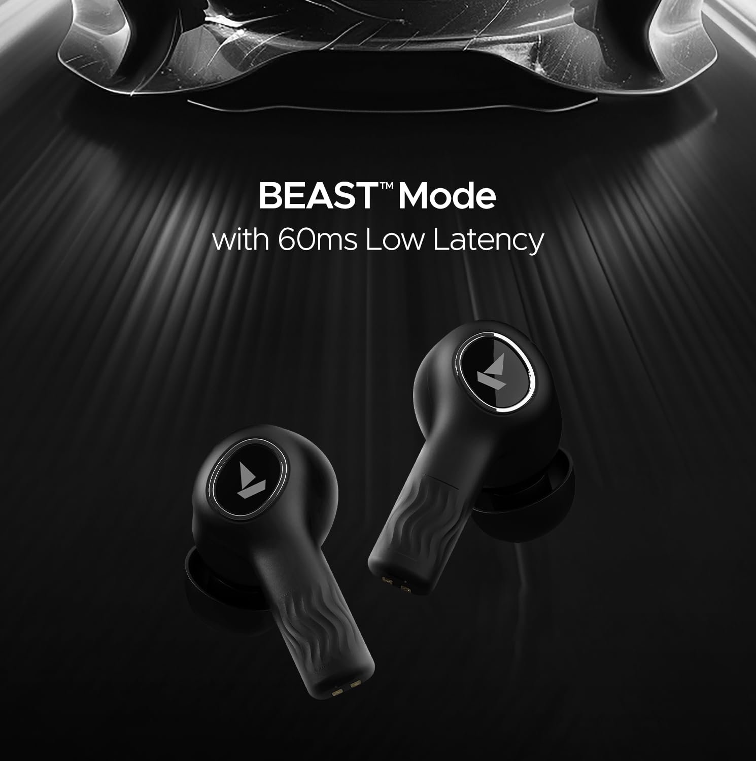 Noise Pure Pods Wireless Open Ear Earbuds with AirWave™ Technology,Up-to 80H Playtime,Quad Mic with ENC,16mm Neodymium Dynamic Driver,Detachable Pure Band,BTv5.3 (Power Black) - Image 6