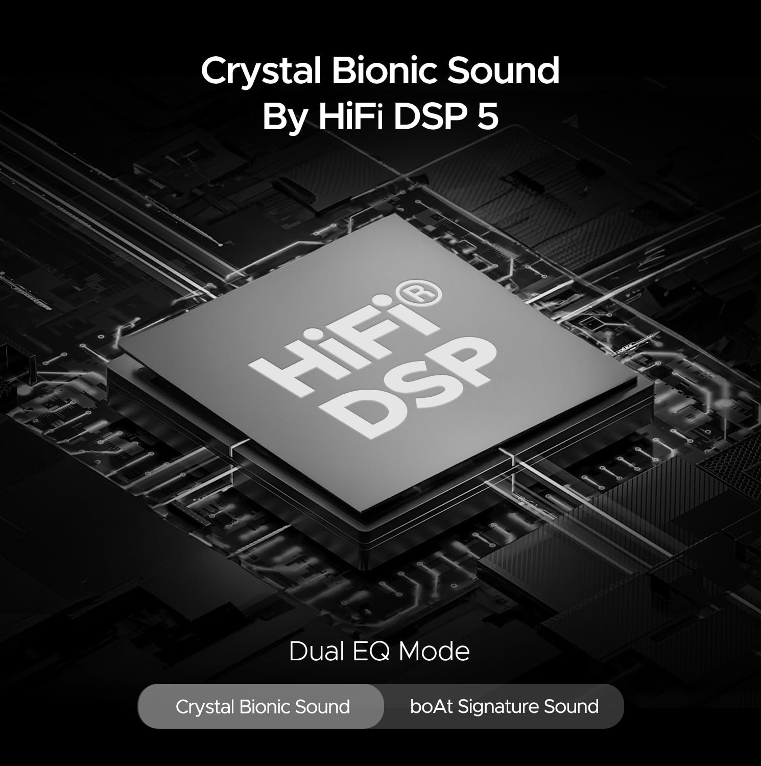 Boat Nirvana Ion, 120HRS Battery, Crystal Bionic Sound w/Dual EQ Modes, 4Mics ENx, App Support, Low Latency, IPX4, v.5.2 Bluetooth Earbuds, TWS Ear Buds Wireless Earphones with mic (Charcoal Black) - Image 7