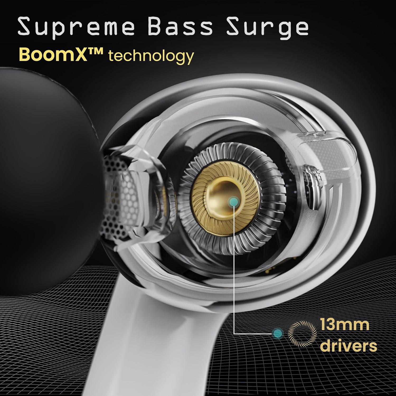 Boult GOBOULT (Formerly Astra Truly Wireless in Ear Earbuds with 48H Playtime, Built-in App Support, 45ms Low Latency Gaming, 4 Mics ENC, Breathing LEDs, 13mm Bass Drivers, TWS Ear Buds (White Opal) - Image 6