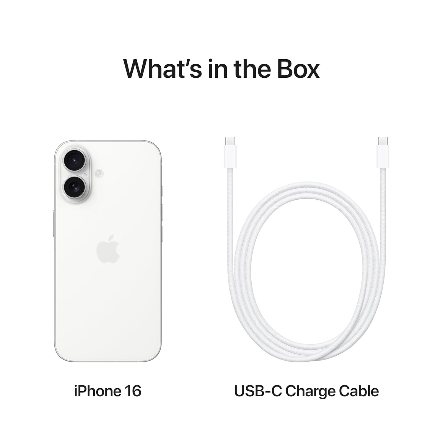 iPhone 16 128 GB: 5G Mobile Phone with Camera Control, A18 Chip and a Big Boost in Battery Life. Works with AirPods; White - Image 2